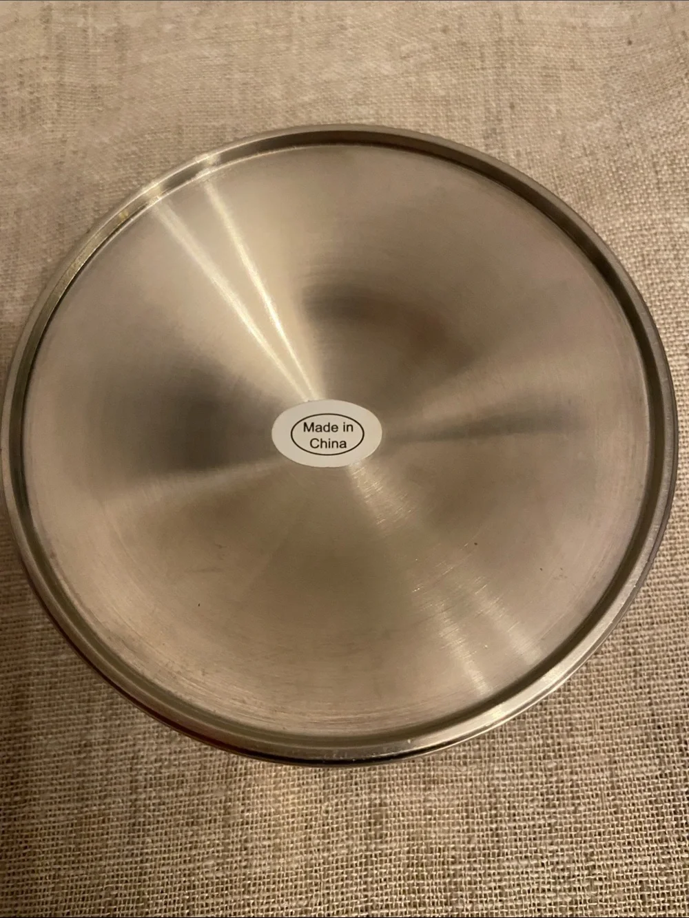 Ashtray Brushed Stainless Steel Texas Lone Star outdoor 1970’s 2 piece windproof